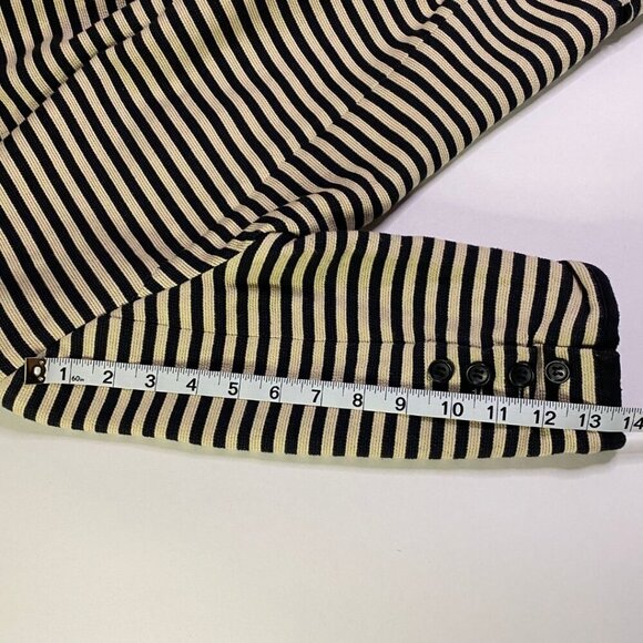 ELIZABETH & JAMES Stripe Ivory/Black Jacket Size 2 - Picture 13 of 13